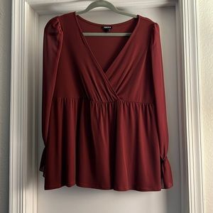 Maroon blouse